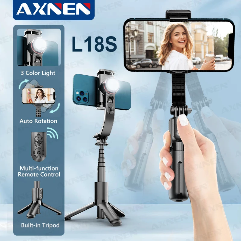 Gimbal Stabilizer Selfie Stick Mit 360 Grad Rotation Für Handy_voghion.com