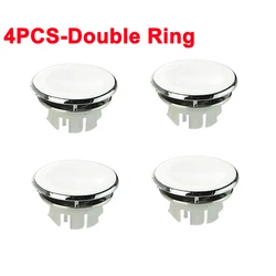 4-Piece Plastic Overflow Cover Set (4PCS-Double Ring)
