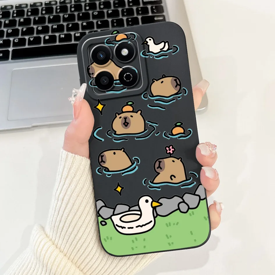 Fashionable Shockproof Silicone Bumper Case with Rabbit Flower Design