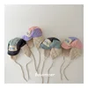 Winter Warms Kids Hats Color Blocked Children's Wool Ear Protection Hat for Boys Girls Caps Baby Travel Warm Lamb Wool Hat