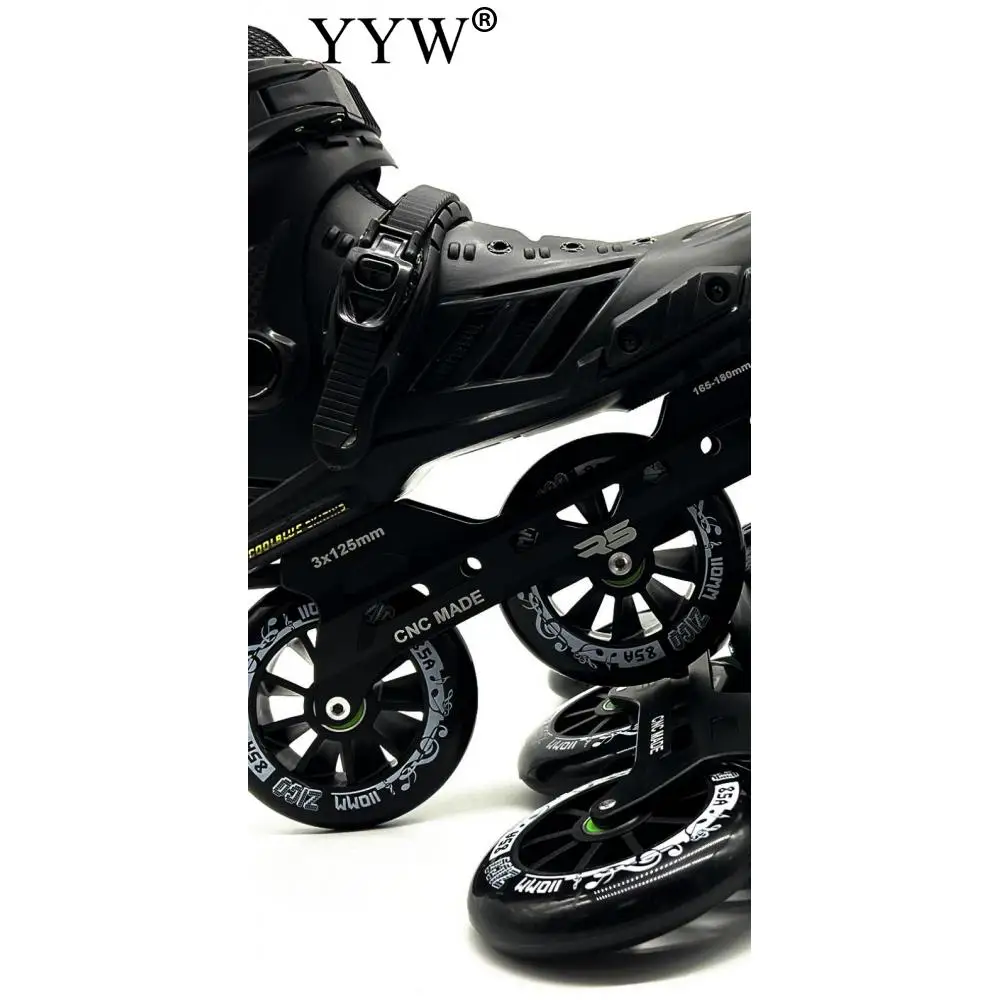 3 Same Wheels Inline Roller Skates Speeding Skating Outdoor Blade Adult Women Men ABEC-5 Hardness 85A Skating Shoes Sidewalk New