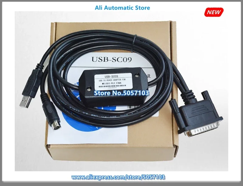 USB-SC09 PLC Communication Cable FX And A Series Programming Cable