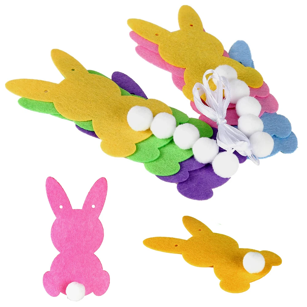 Niedliches Kaninchen-Einweggeschirr aus Papier, Haseneier, Teller für Frühling, fröhliche Osterdekorationen, Häschen-Thema, Geburtstagsparty-Zubehör – Detail 23