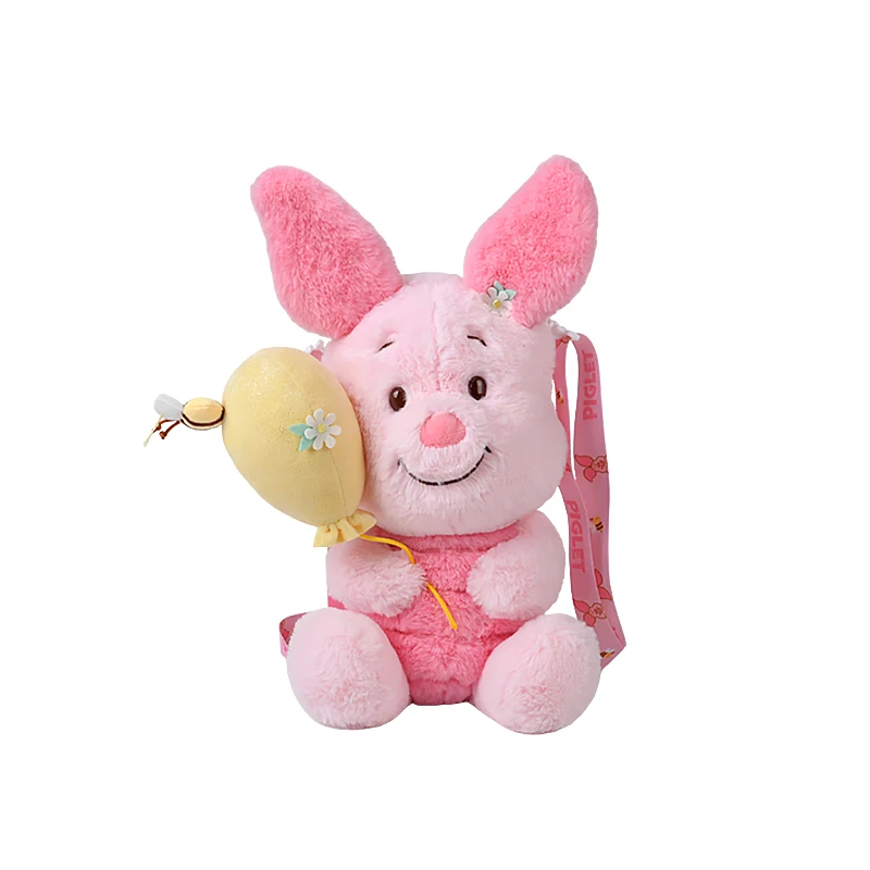 Plush Toy Disney Winnie the Pooh Piglet Anime Cartoon Doll Keyring