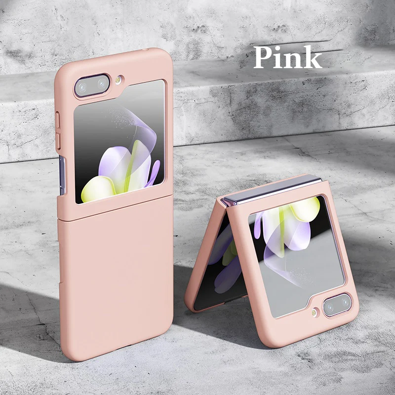 Elegant Shockproof Anti-Scratch Flip Phone Case with Skin Feel Finish