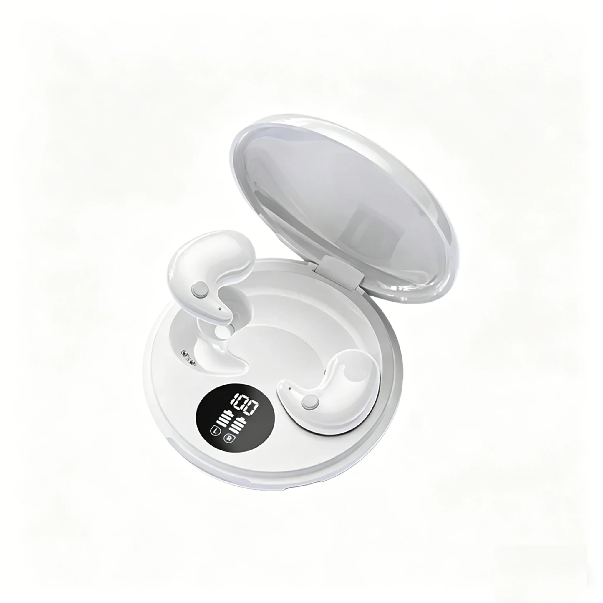 Ultra Sleep Wireless Bluetooth Earbuds For Side Sleepers Comfort_voghion.com