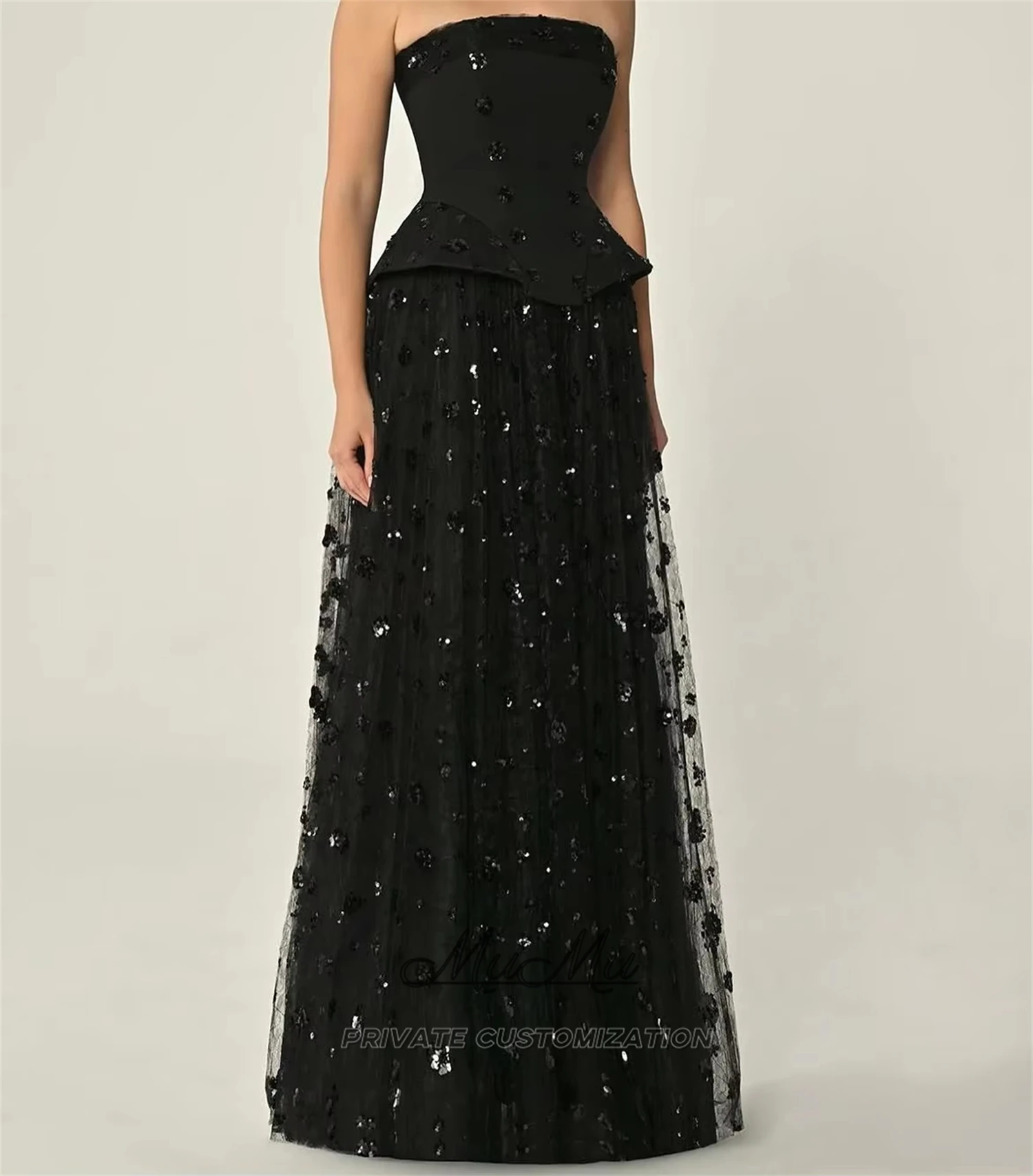 green emerald velvet dress Elegant Off Shoulder Mermaid Black Long Prom Dresses with High Slit, M –  Lwt Dress