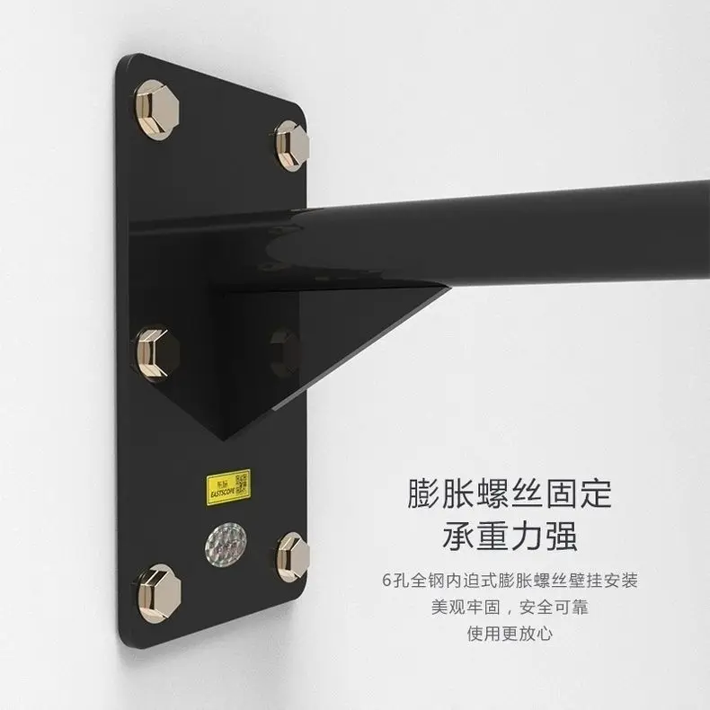 Wall Aisle Pull-up Horizontal Bar Household Fitness Equipment Indoor and Outdoor Equipment Wall Hanging Single Rod