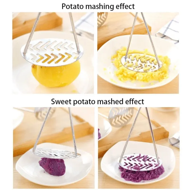 Yams Potatoes Masher Plastic Pressed Fruit Potato Mashed Mud Kitchen Tool -  AliExpress