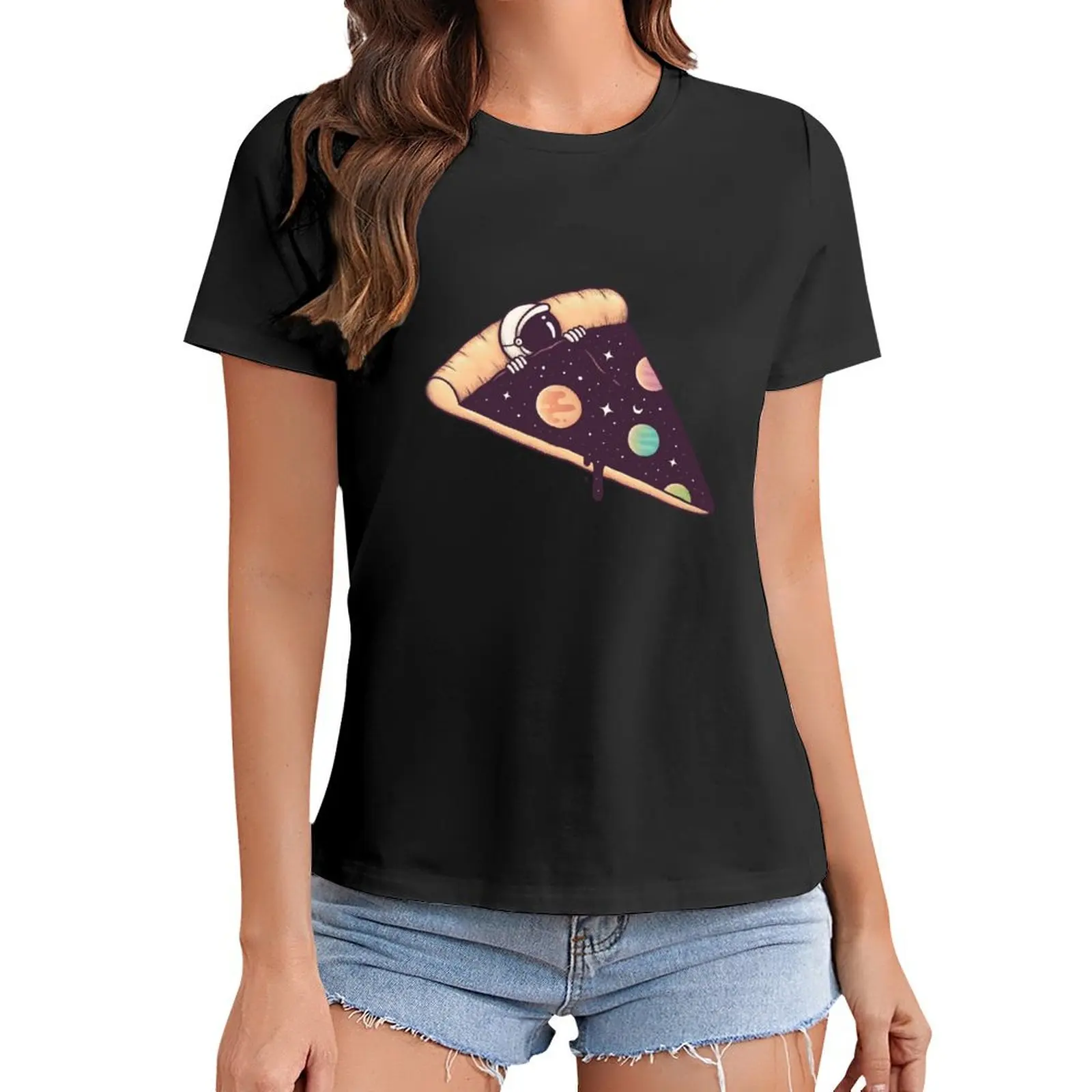 

Galactic Deliciousness T-Shirt female plus size tops summer clothes tshirts woman