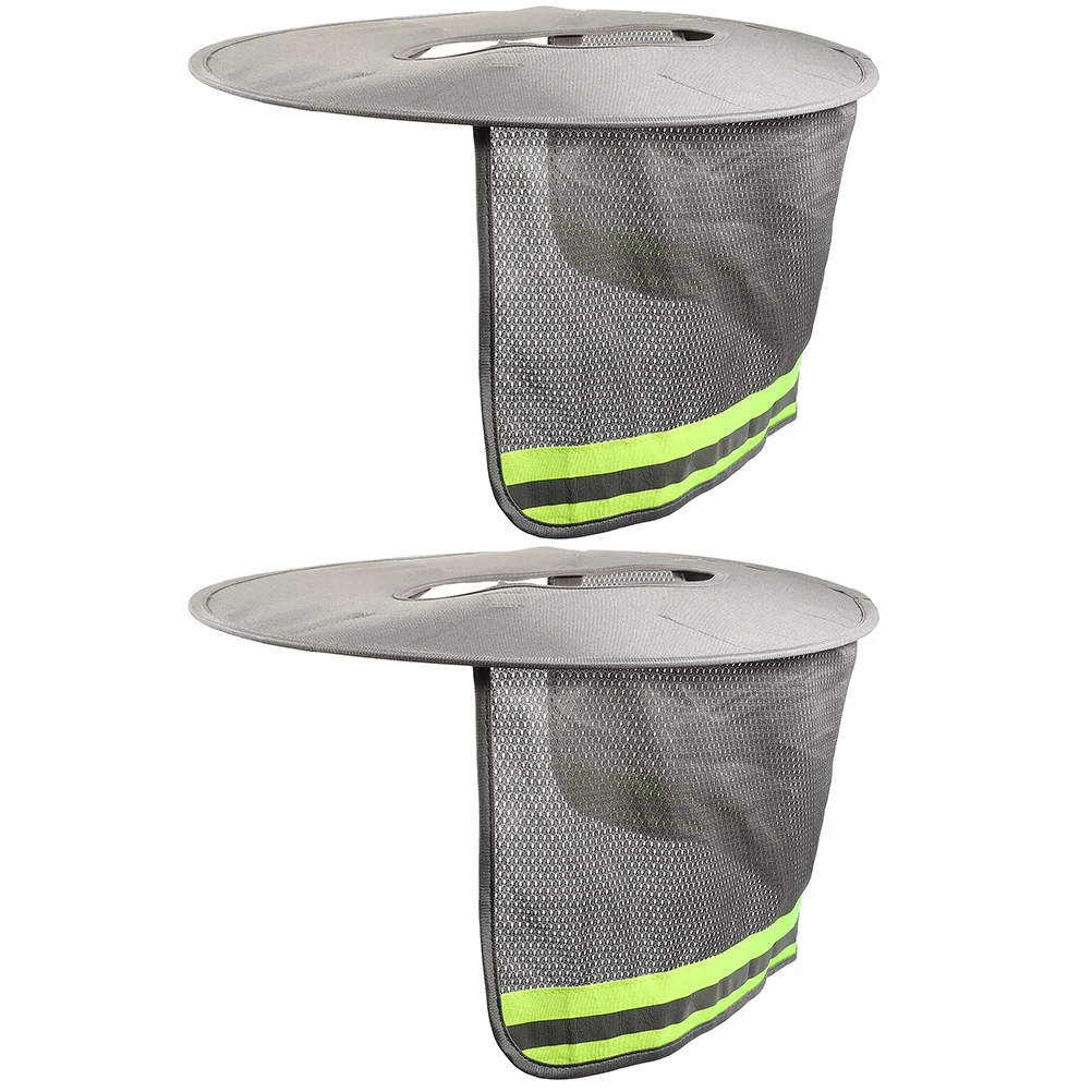

2 Pcs Sun Visor Anti-UV Reflective Hat Cover Neck Protector for Hard Polyester Shade Construction