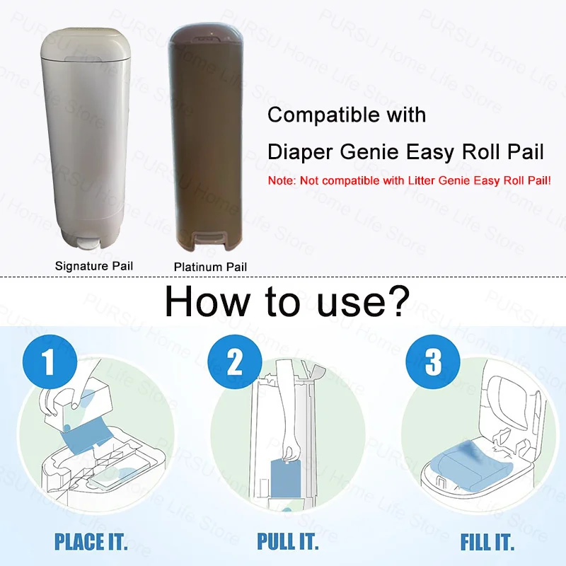 Genie Easy Roll Signature Pail  Platinum Pail  Ŷ ü  ȣȯǴ   