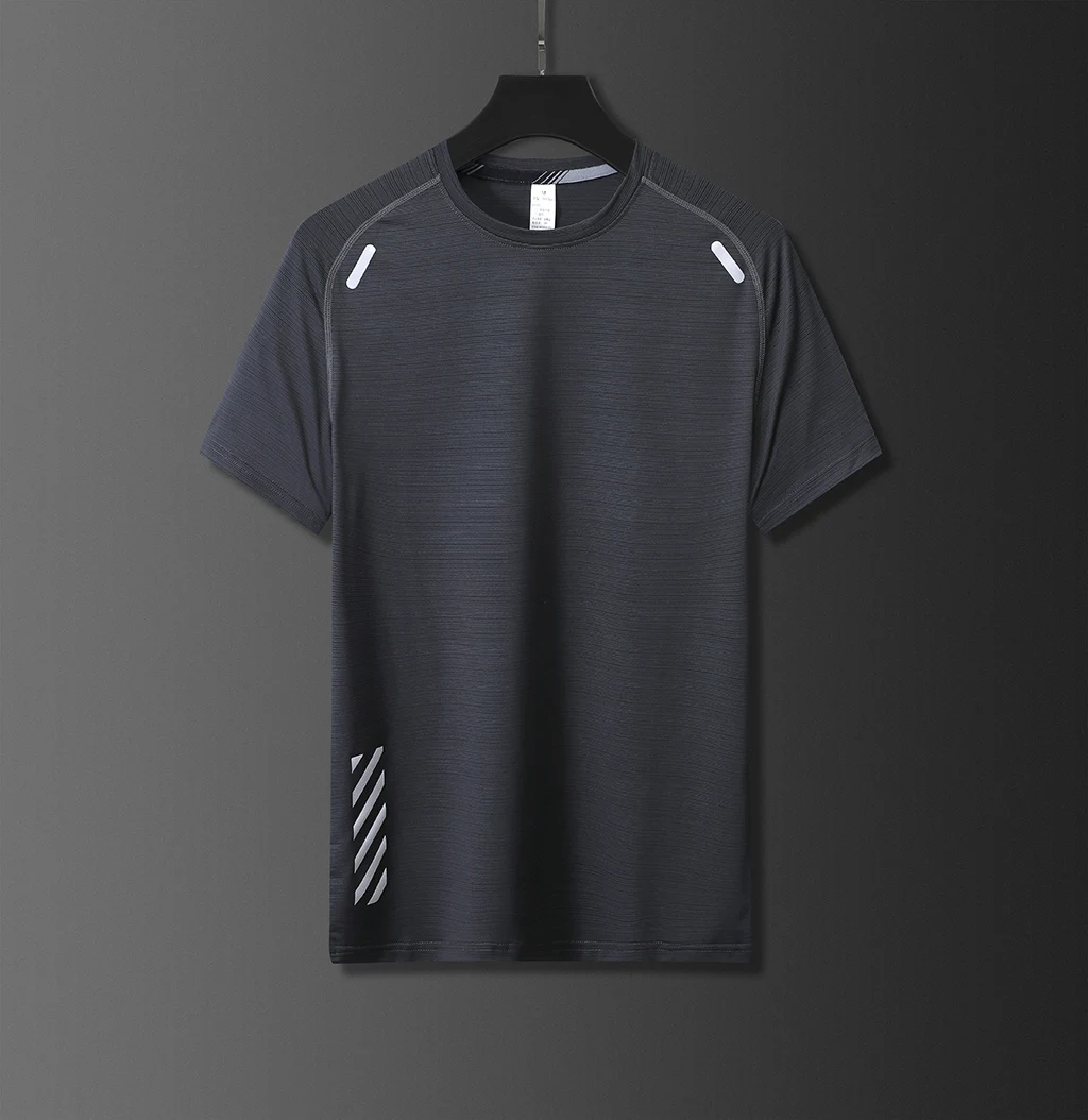 Multicolor Quick Dry Short Sleeve Sport T Shirt Gym Jerseys Fitness Shirt Trainer Running T-Shirt Men's Breathable Sportswear