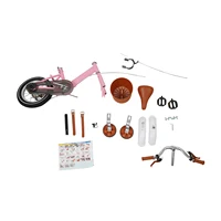 Vélo enfant 12 pouces amélioré pour les 2-4 ans, réglable en hauteur, avec roulettes et panier, modèle Junior 6
