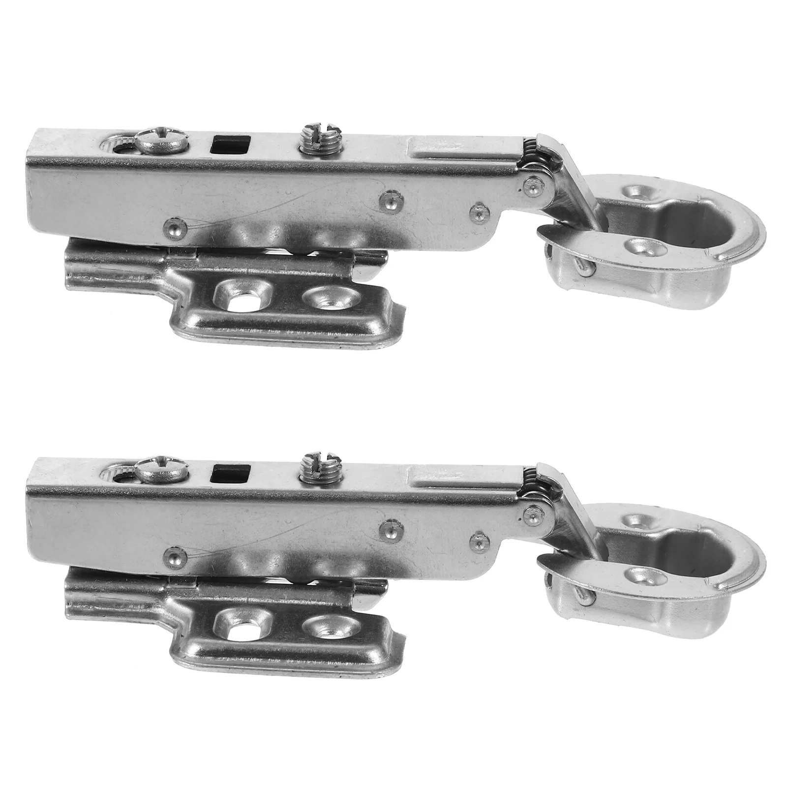 

2 Pcs Glass Door Hinge Cabinet Hinges for Doors Heavy Duty Headband Cupboard Home Stainless Steel