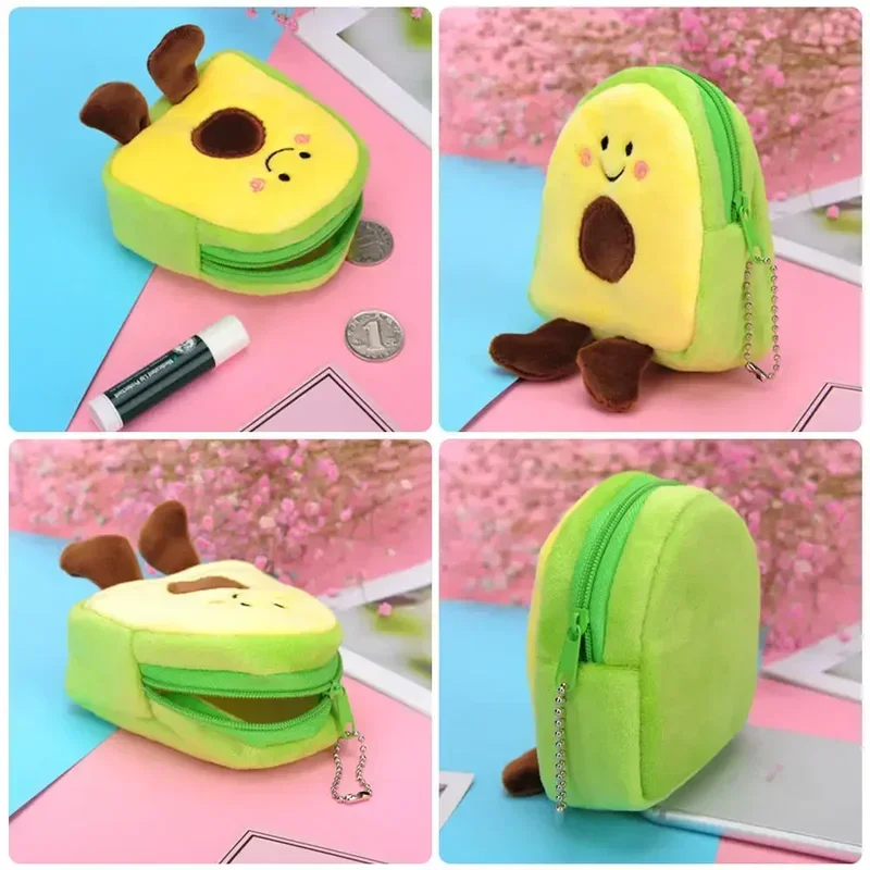 Avocado Shaped Coin Purse Storage Bag