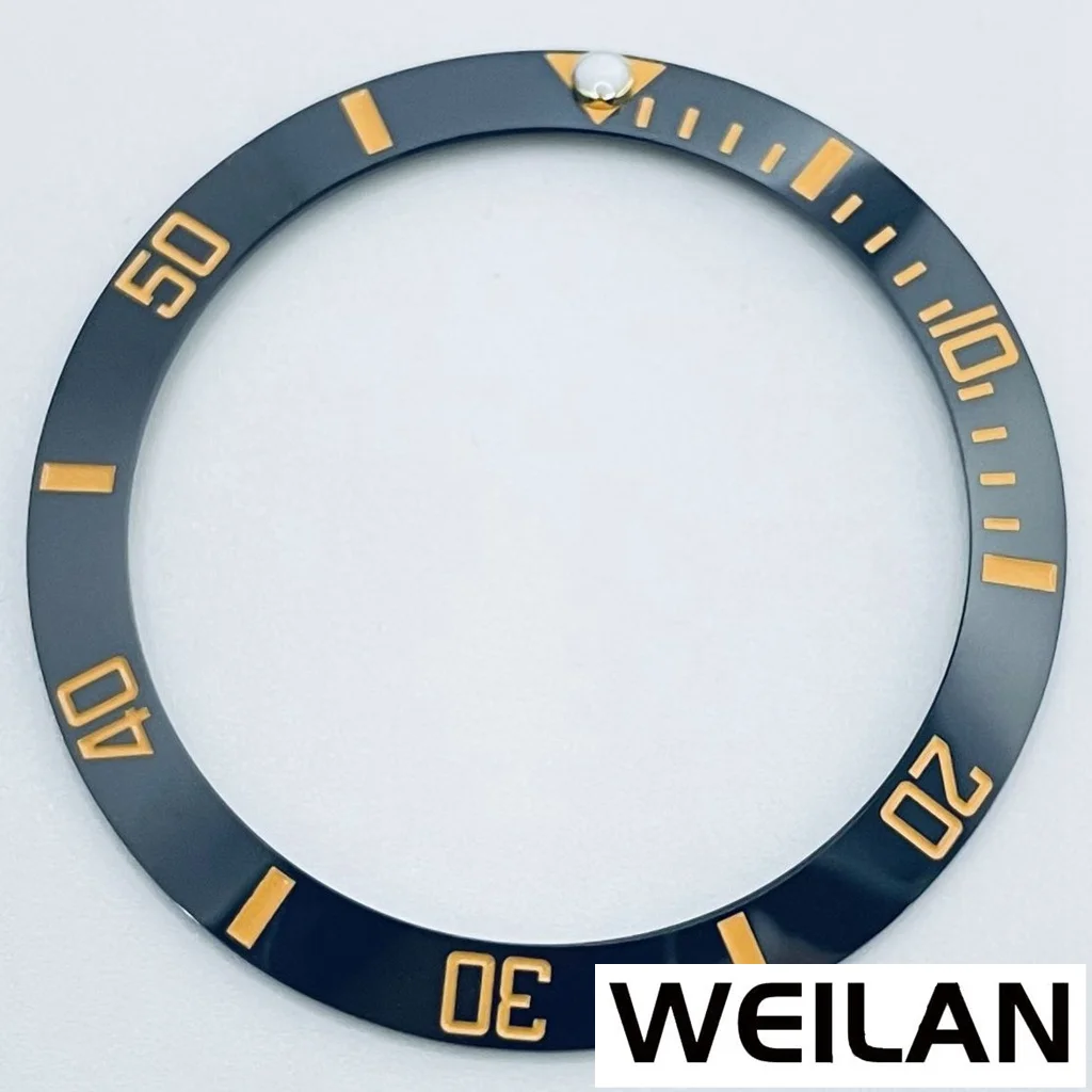 Ceramic & Aluminum GMT Diver-Style Bezel Insert for 40mm Cases - Premium Diving Accessory