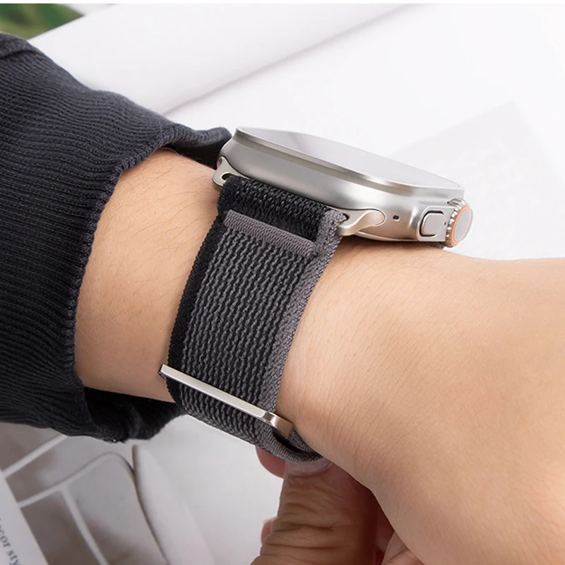 애플 워치 밴드용 트레일 루프, 49mm, 44mm, 40mm, 45mm, 41mm, 42mm, 44 45mm, 49mm, 아이워치 울트라 시리즈 9, 8, se, 7, 6, 3 스트랩