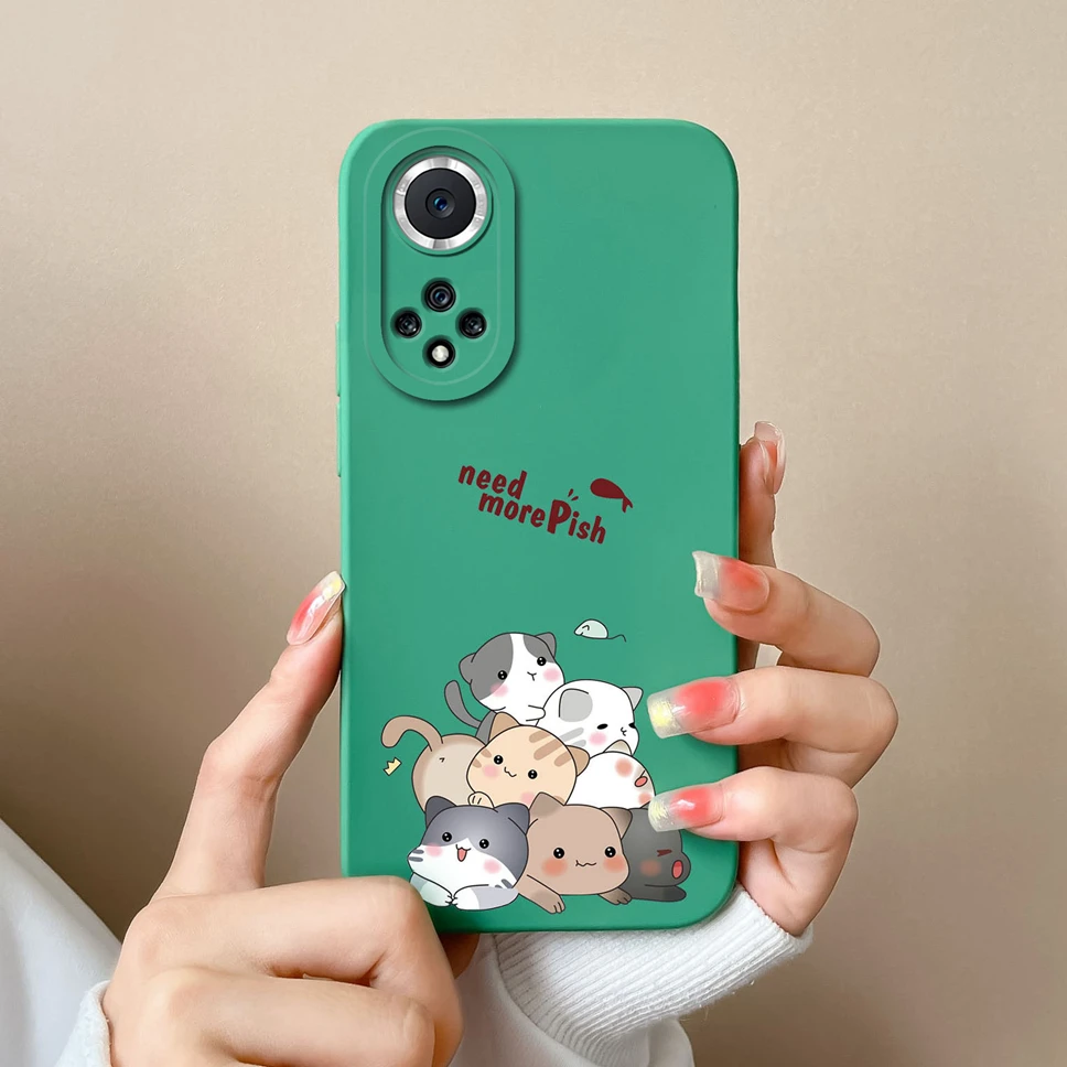 Liquid Silicone Patterned Back Cover Phone Case - Stylish & Protective