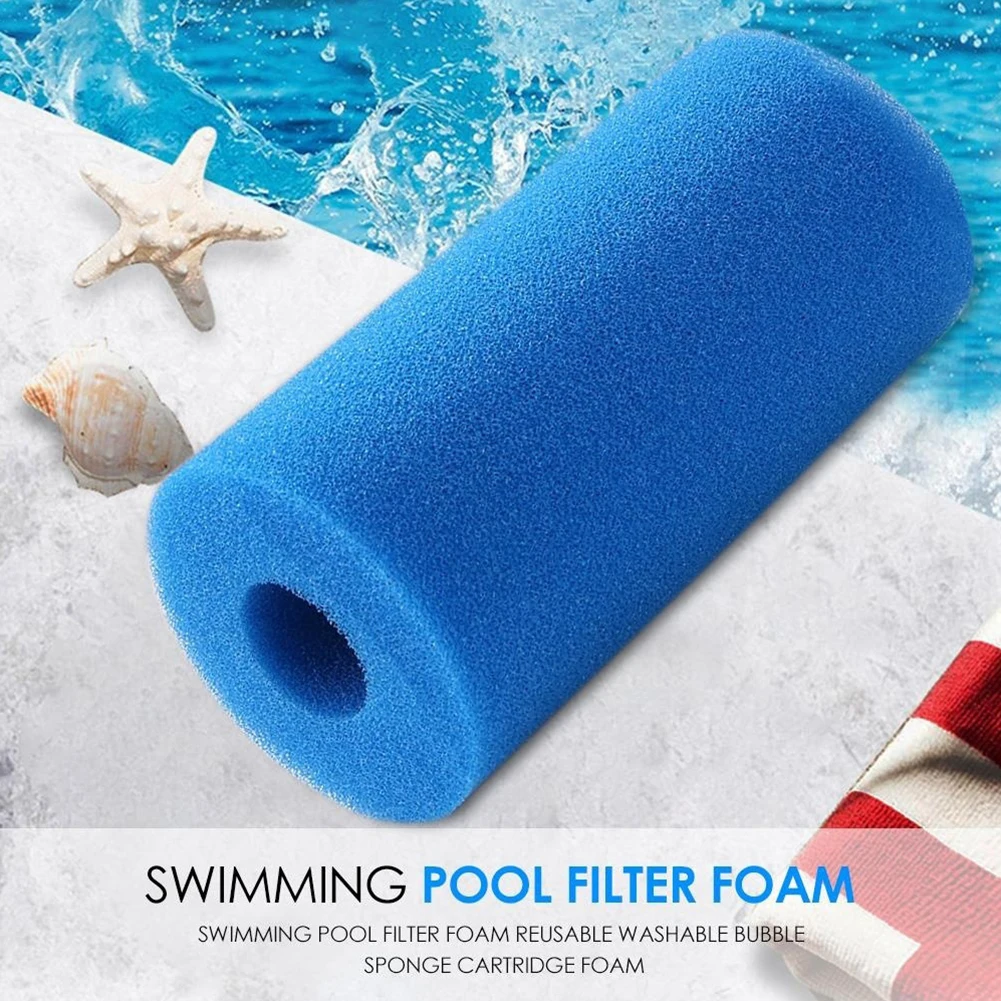 Swimming Pool Filter Sponge,1pcs,Washable,Reusable,For Intex Type I/II/VI/D