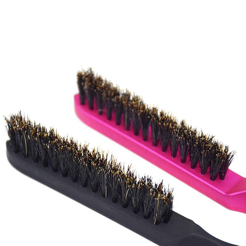 Pro Salon spazzole per capelli neri pettine linea sottile presa in giro spazzola per pettinare strumenti per lo Styling Kit fai da te pettini per parrucchieri in plastica professionale