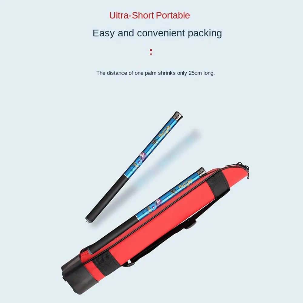 Description Picture 6 of itemTelescopic Fishing Rod Full Kits 1.4m-3.6m Spincast Fishing Reel Feeder Rod Combo Glass Fibre Carbon Fibre Fishing Rod Set