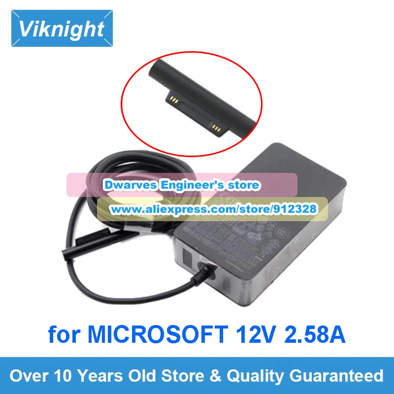 

Genuine12V 2.58A 31W AC Adapter 1625/1631 For Microsoft PRO 3 1625 SURFACE PRO 3 1631 SURFACE PRO 4 1631 SURFACE PRO 4 I7