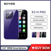 SOYES XS14 Pro Mini Smartphone Android 3.0" 3GB+64GB 2600mAh  Cheap Cell Phones Face Recoginition WIFI GPS 4G Cellphones On Sale 1