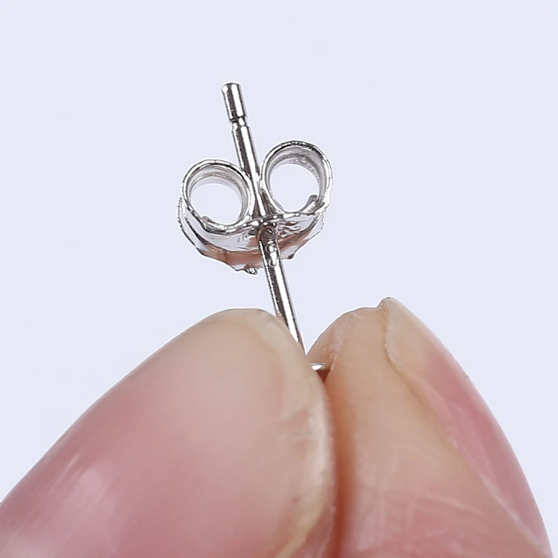 

Pairs Sterling Silver Earring Posts Cup Match The Pearl or Round Beads