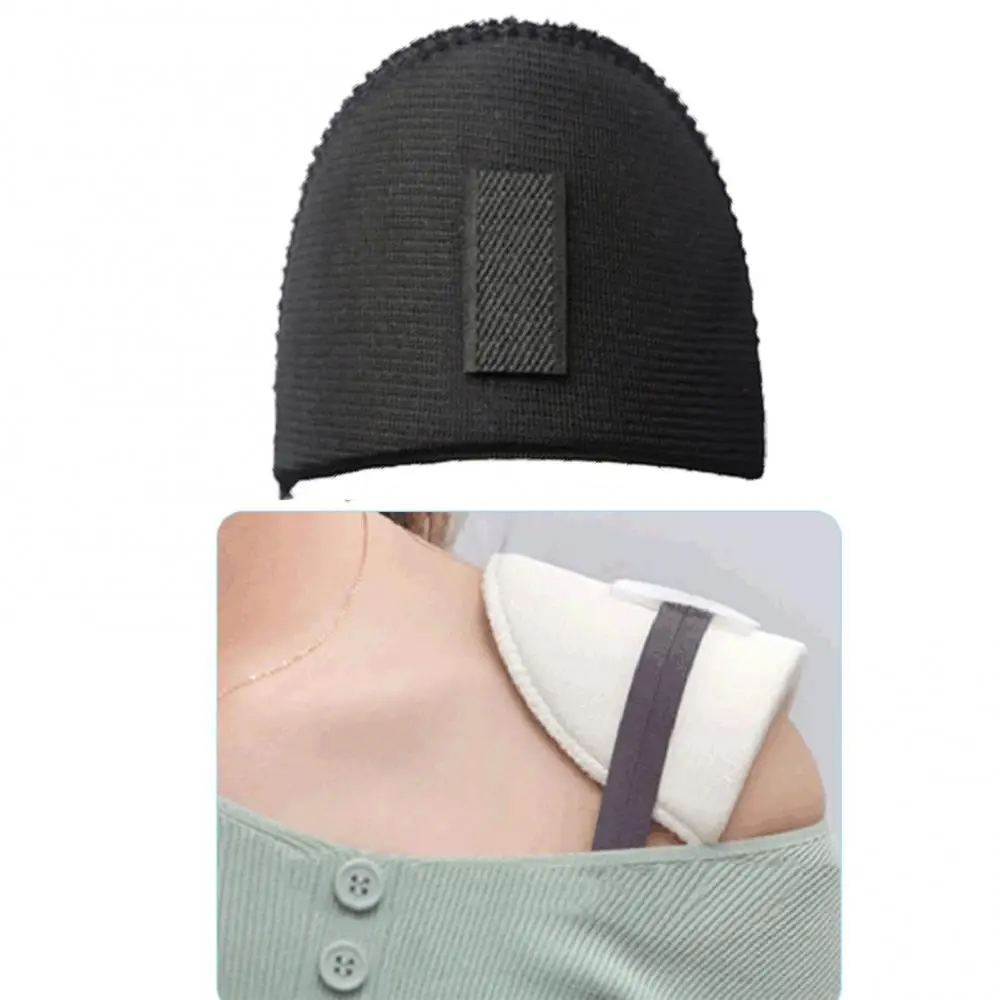 Foam Sponge Shoulder Pads Sewing Set-in Shoulder Pads Jacket Blazer T-Shirt Clothing Bra Strap Cushion Holder Pad 1Pair