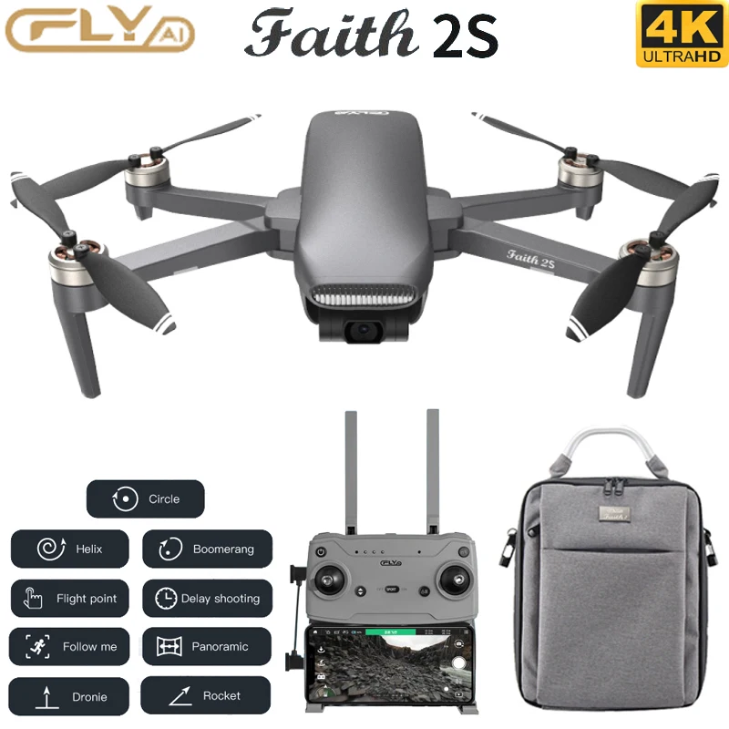 Обновленная версия 2022 C-FLY Faith 2S Дрон с 4K HD камерой 3-осевой карданный подвес