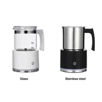 LED Electric Foam Maker for Home Hot & Cold Milk Foam Automatic Milk Frother Milk Steamer Electric Milk Frother Steamer EU Plug 1