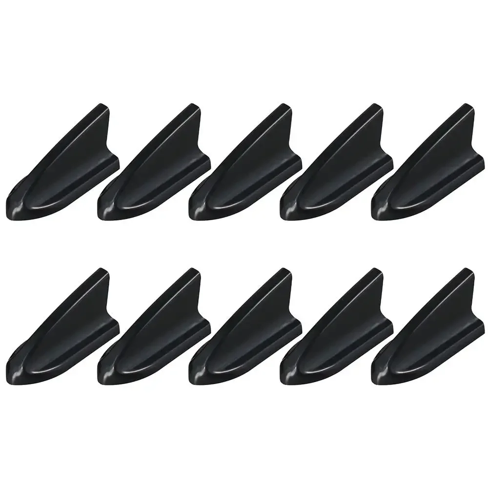 Kit Spoiler per Tetto Auto 10 Pezzi, Nero/Fibra di Carbonio, Forma Pinna di Squalo, con Nastri Autoadesivi per la Maggior Parte delle Auto - immagine 2