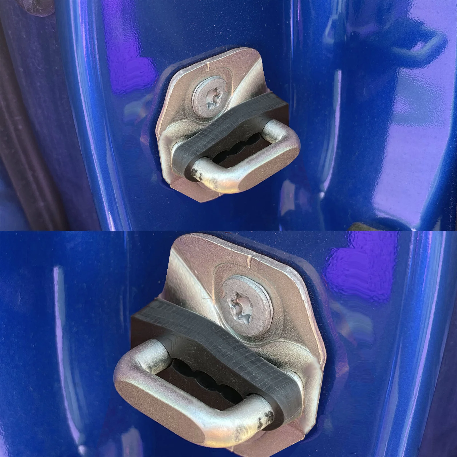 Sound Damper Door Lock Buffer For Ford Fiesta Fusion Mondeo Rattling STOP Soundproof Screaks Deaf Seal Deadener Sound car door lock damper car sound deadener