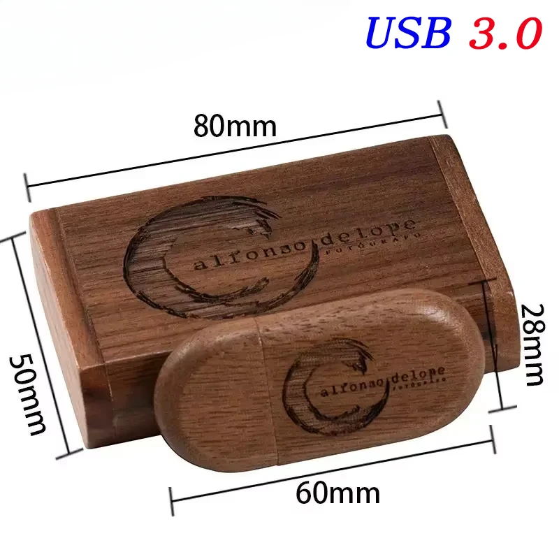 결혼 선물 USB 3.0 스틱 64GB 사용자 정의 로고 나무 상자 플래시 드라이브 32GB Pendrive 무료 샘플 U 디스크 16GB 8GB 4GB 메모리 스틱