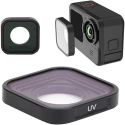 Go Pro 12 Glass Uv CPL Filter Lens Cover Protector Repair Part For Gopro Hero 11 10 9 Black Sport Action Camera Accessories
