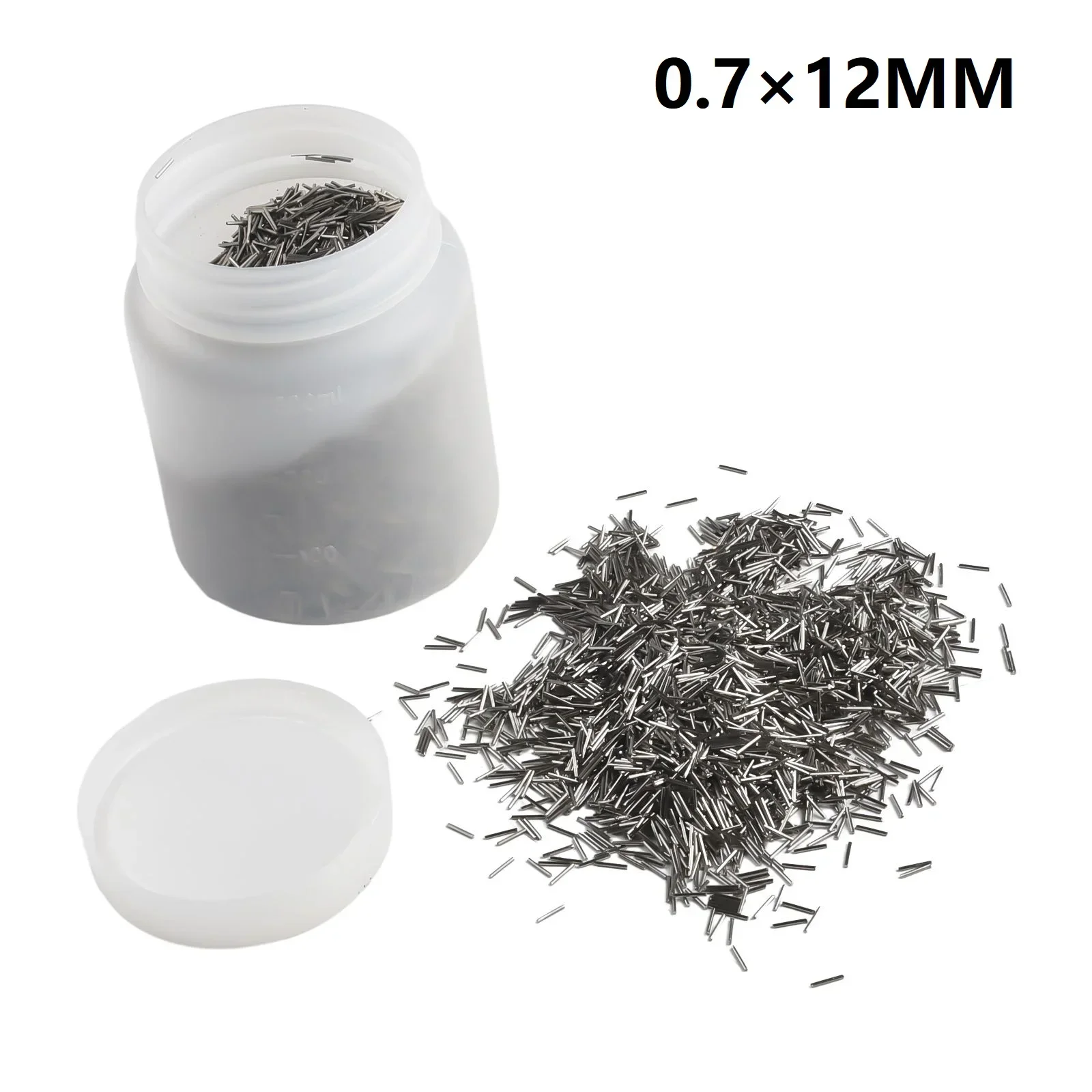 1 Kg De Broches Magnétiques En Acier Inoxydable 304 - Diamètre 0,7 Mm, Pour Ébavurage Et Polissage