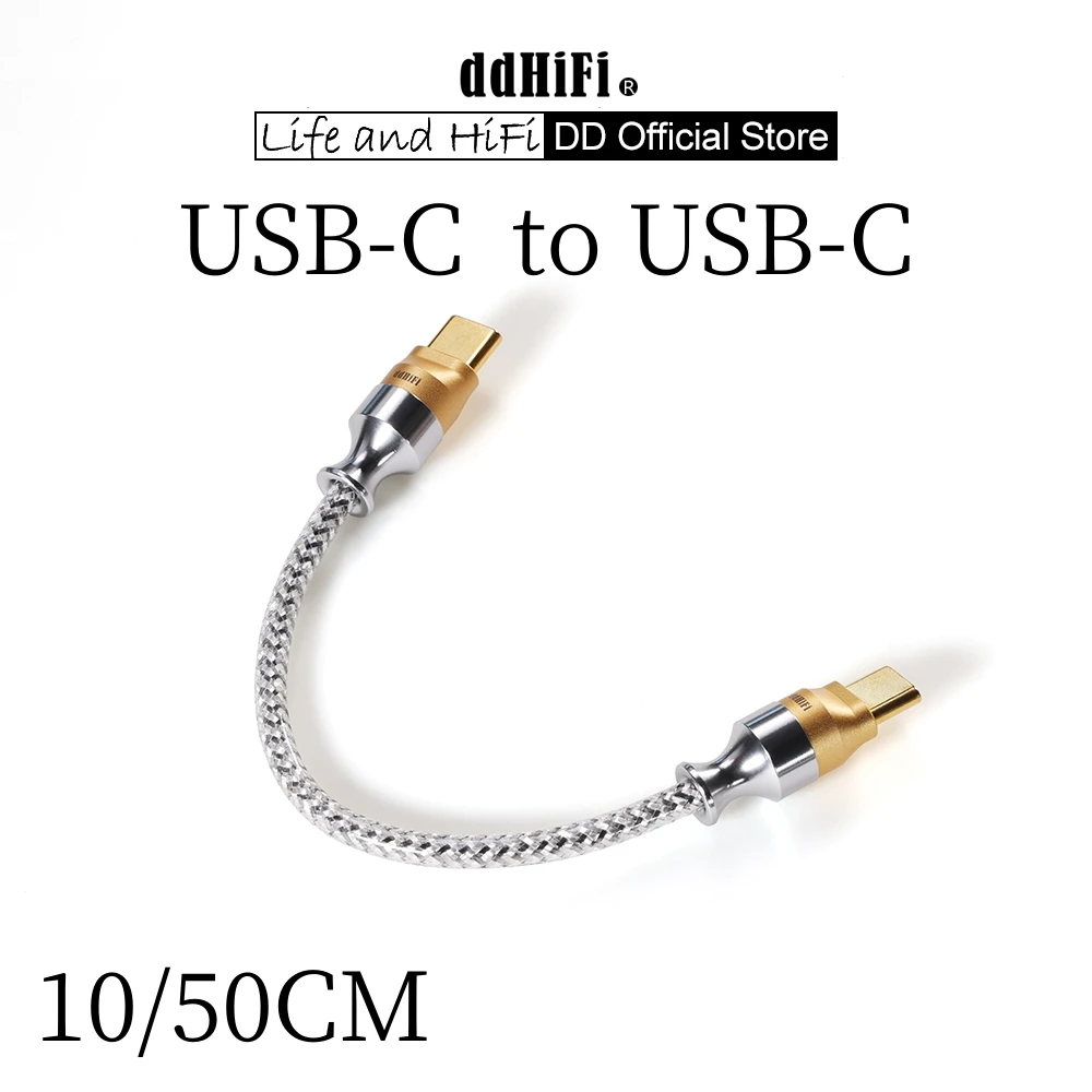 DD ddHiFi TC07S Nyx Series TypeC USB OTG HiFi Earphones Cable USB-C Headphone Adapter For Audio Decoding Devices Dongle USB DAC otg cable sound card adapter