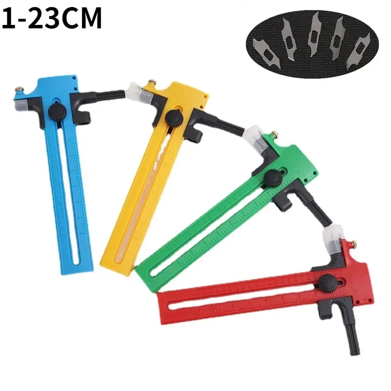 Circle Cutter Adjustable Circular Cutting Tool for Making Fabric Crafts DIY Scrapbook Art Craft Tool Circle Paper Cutter 1PCS paper cutter circular cutter