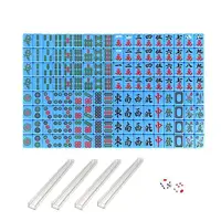 Portable Mahjong Table Set Portable Mahjong Set Mini Mahjong Family Board Game Easy To Carry For Travel Student Dormitory 1