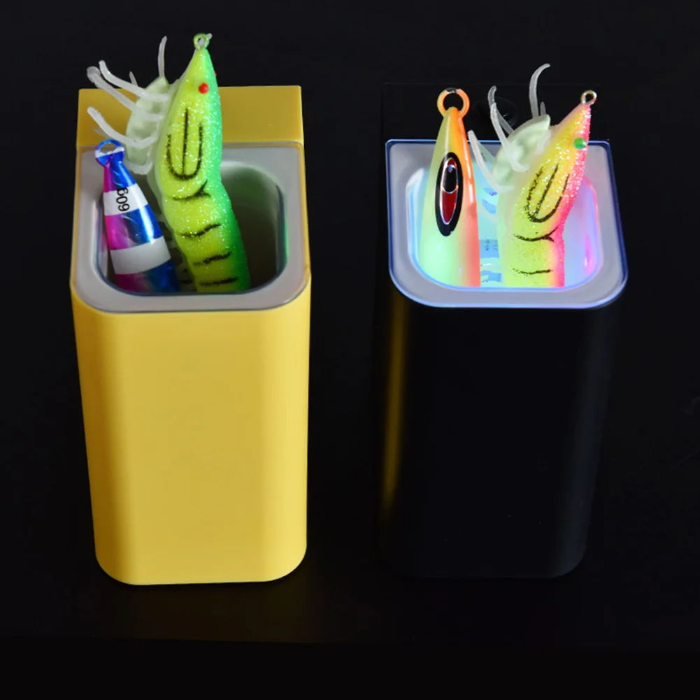 Uv Glow Soft Hard Fishing Lure Fill Light Flash Accumulator Led Luminous Bait Cup Squid Jig Fill Light Tool