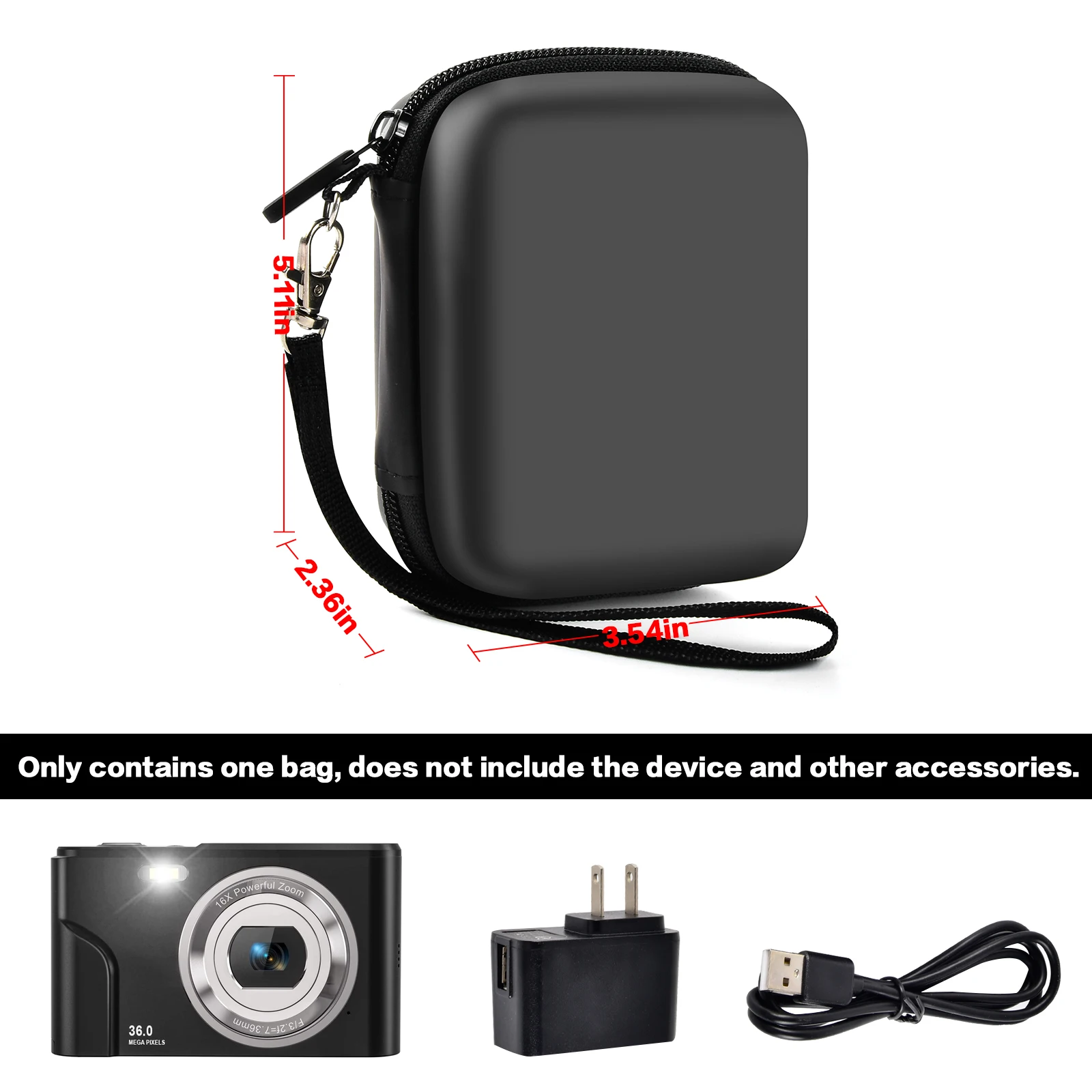 Étui Caméra Action 360° - Protection Universelle pour Enfants et Adultes