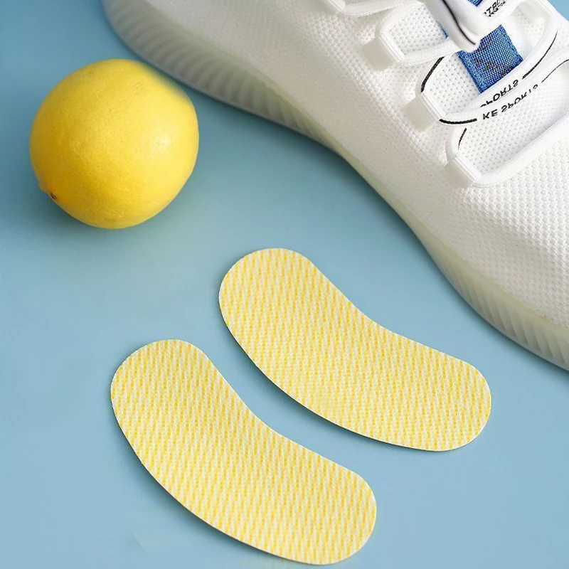 Shoes Odor Remover Deodorant Patch Invisible Lemon Stickers Foot Care Paddings Athlete's Foot Soothing Insole
