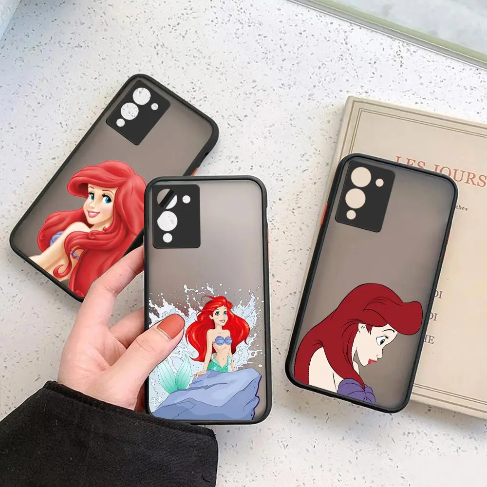 The Little Mermaid Princess Ariel Case Per Infinix Note 30 12 12 G96 11 10 8 8I 7 Smart 6 5 4 Tecno Spark 8P 8 6 5 Air Pro Cover