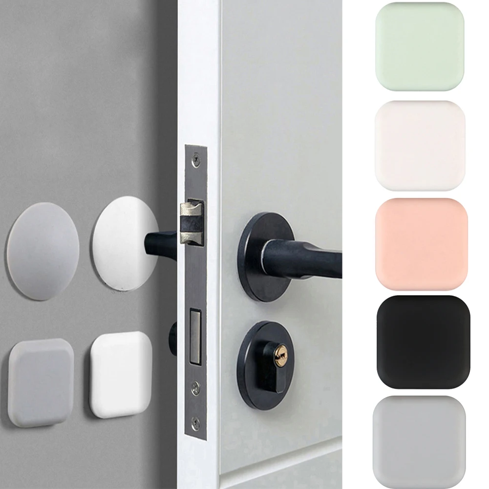 

Silicone Stopper Door Mute Stickers Deurstopper Protection Porte Pad Door Stopper Silicon Rubber Hardware Bumper Wall Mat