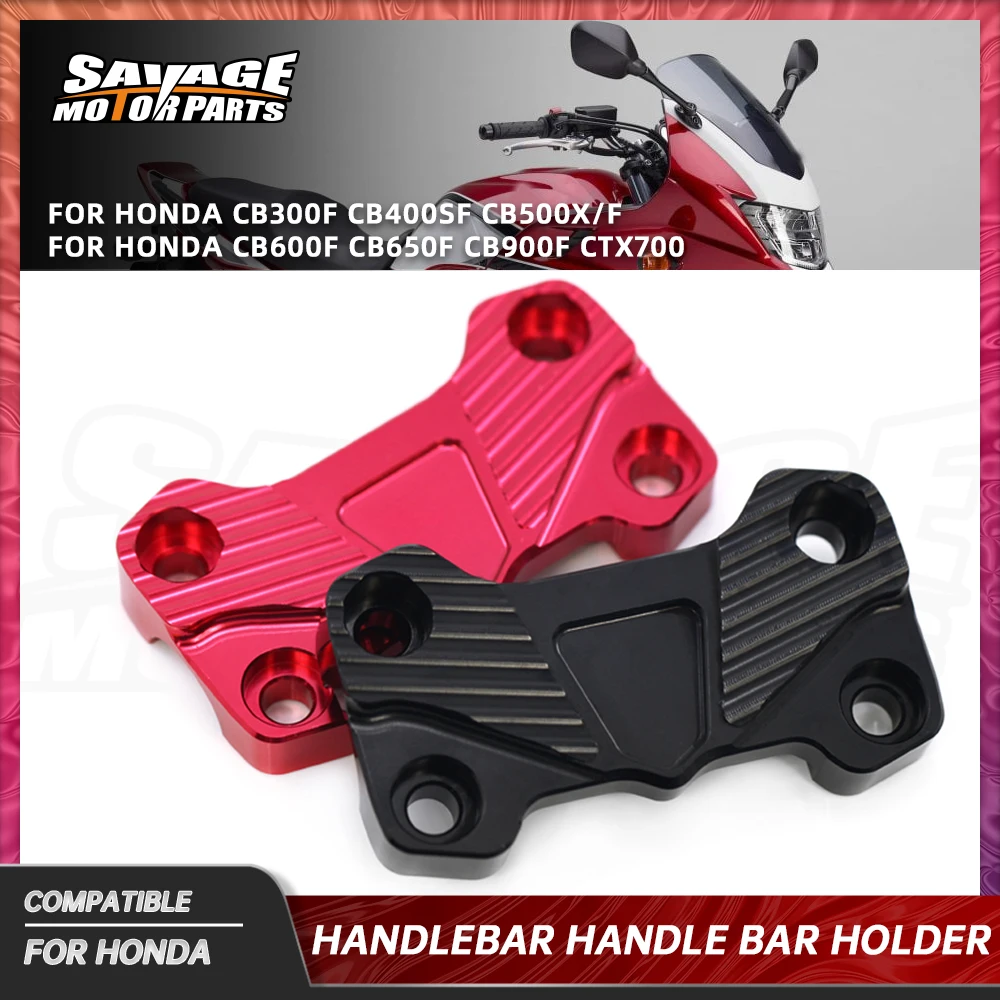 

Handlebar Brake Clutch Cylinder Bar Clamp Cover For Honda CB300F CB400SF CB500X/F CB/CBF 600F CB650F CB900F CTX700 NC700 NC750