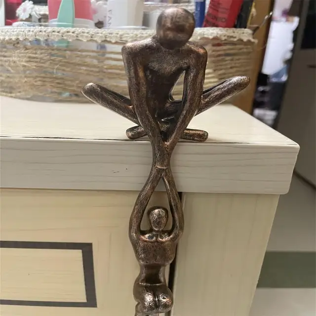 Gg Modern Táncfogantyú Szobor Gyanta Díszek Otthoni Dekoráció Tánc - Image 4