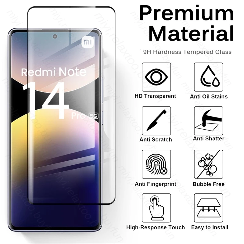 3-Pack 9D Curved Screen Protectors for Smartphones - Enhanced Glass Protection