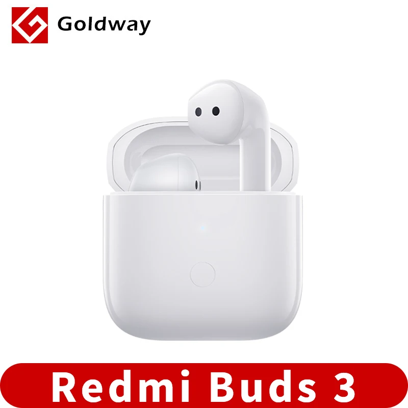 

Беспроводные Bluetooth-наушники Xiaomi Redmi Buds 3 TWS, наушники-вкладыши с двойным микрофоном и шумоподавлением, водонепроницаемые наушники с чипом QCC 3040