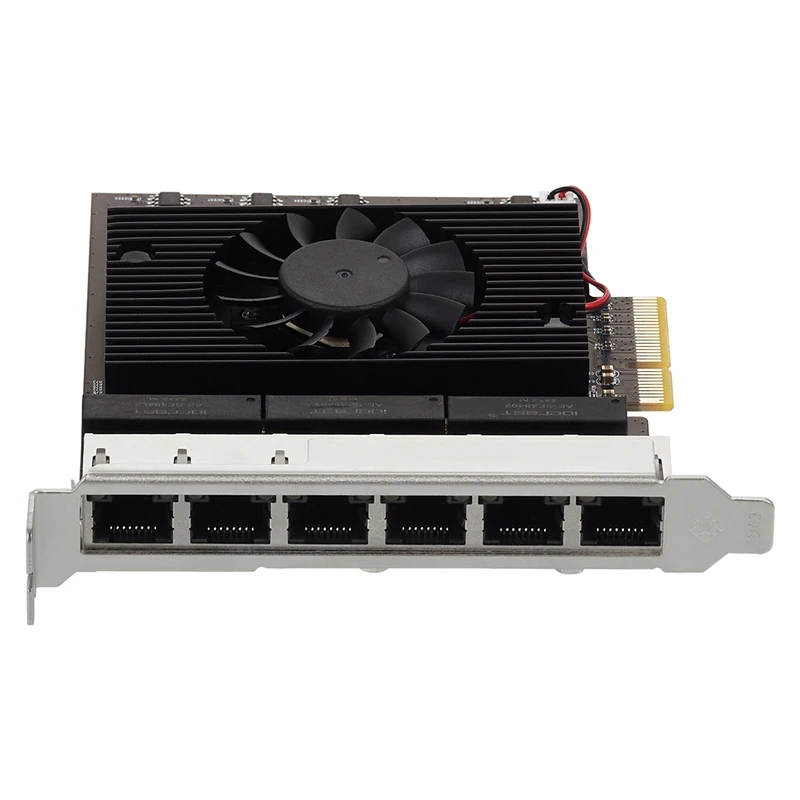 Pcie 2.5 기가비트 네트워크 카드, 2.5G 비전 산업용 카메라 캡처 NAS용 칩, RJ45, 2500Mbps, NIC Realtek 8125B, 6 포트